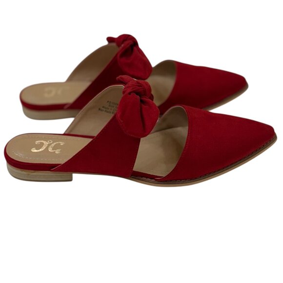 Journee Collection Telulah Bow Flat Mules (NWOB) - Picture 3 of 9